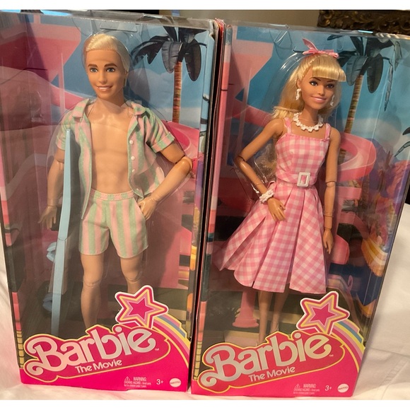 BARBIE THE MOVIE COLLECTIBLE DOLLS SET . - Picture 4 of 14